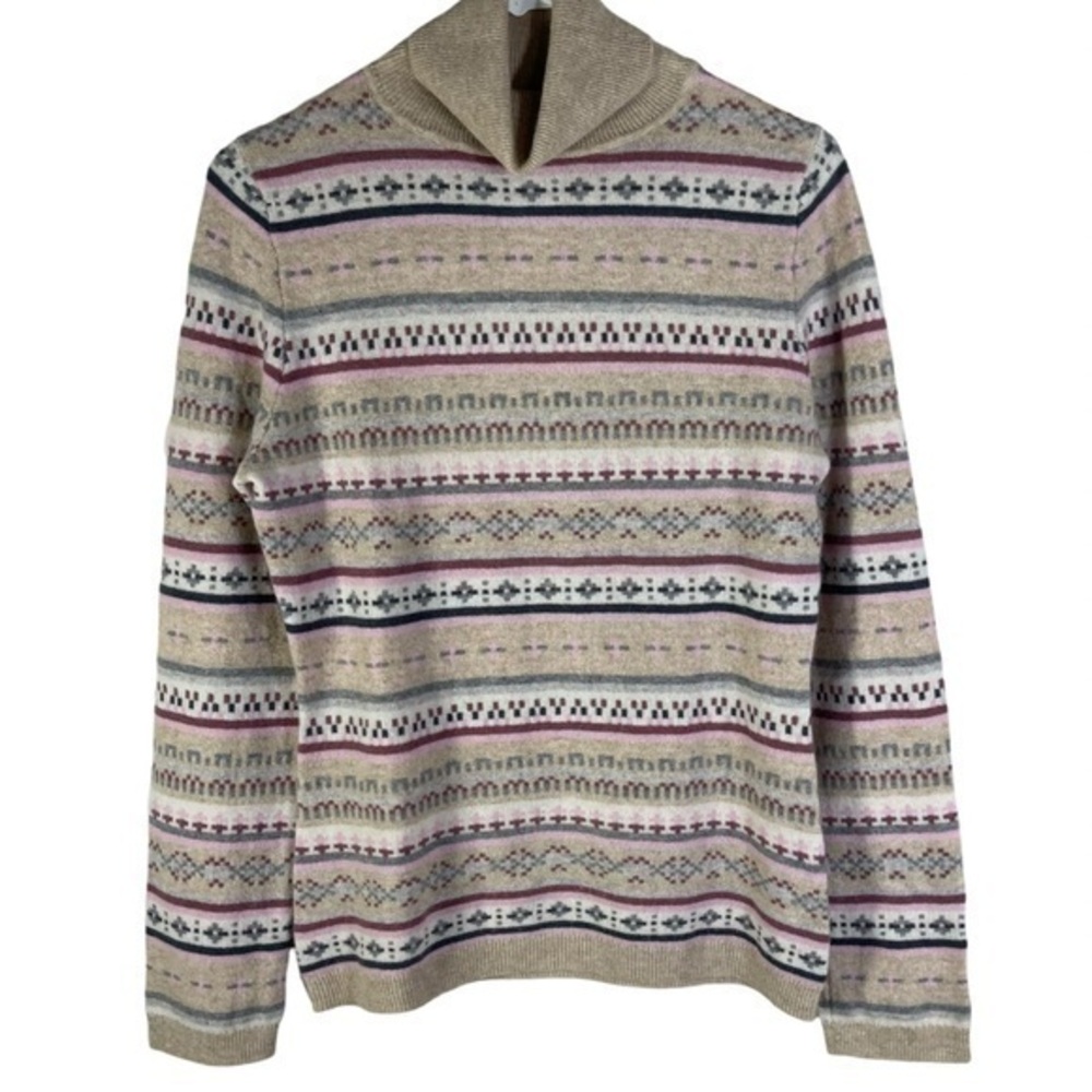 Garnet Hill Cashmere Turtleneck Sweaters Top Size S